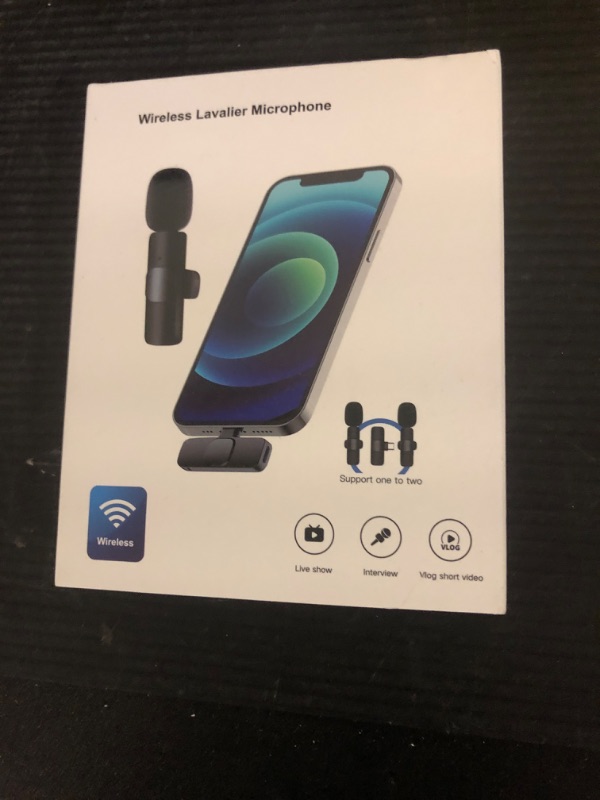 Photo 2 of 2 Pack Wireless Lavalier Microphone for iPhone iPad