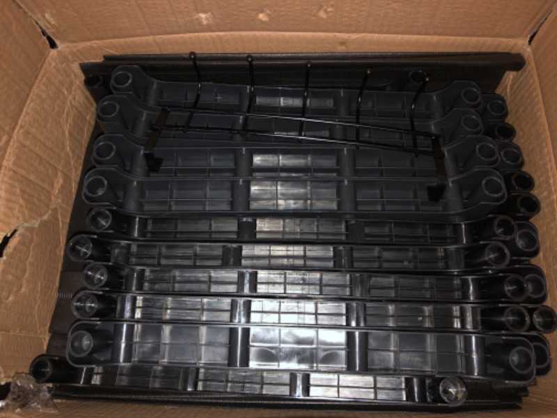 Photo 1 of Mavivegue Book Shelf, 12 Cube Storage Organizer, DIY Bookcase, Metal Bookshelf,Tall Book case for Bedroom, Living Room,Office,Closet , Black Cubicle Rack