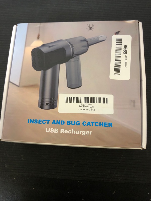 Photo 1 of Cordless Bug Vacuum Catcher for Insect Pet Hair Dust Portable Handheld Vacuum Cleaner Rechargeable, High Power Portable Vacuum Cleaner with Strong Suction, Dust Buster, Ideal for Home, Car & Travel