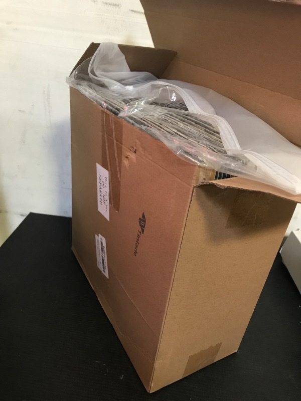 Photo 1 of Tinlade 30 Pcs 28.81 Sq ft 3D Wall Panels Peel and Stick Foam Brick Wallpaper Printable Faux Brick Wall Panels Decorative Self Adhesive Wall Tiles Waterproof Wall Covering Panels (Rock Black)