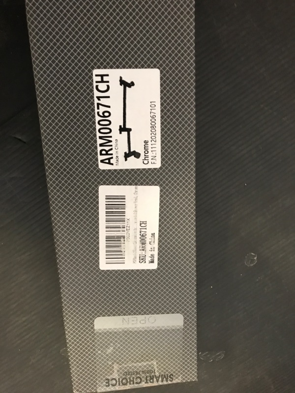 Photo 1 of PDPBath Brass 16 Inch Shower Head Extension Arm, Upgrade Flexible Height & Angle Adjustable Shower Arm Extender with Lock Joints, for Fixed Shower Head & Handheld Shower Head, Chrome