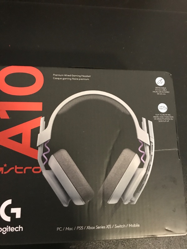 Photo 2 of Astro A10 Gaming Headset Gen 2 Wired - Over-Ear Headphones with flip-to-Mute Microphone