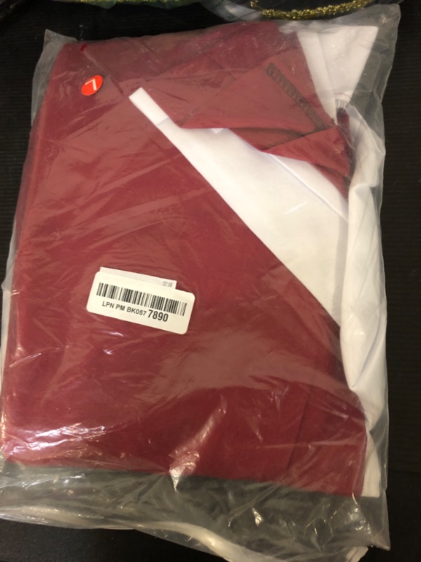 Photo 1 of SocalmDown Japanese Samurai Kimono Martial Arts Costume Sportswear Hakama Aikido Kendo Uniform Pants Traditional Kimono (6133Wine Red, Large)