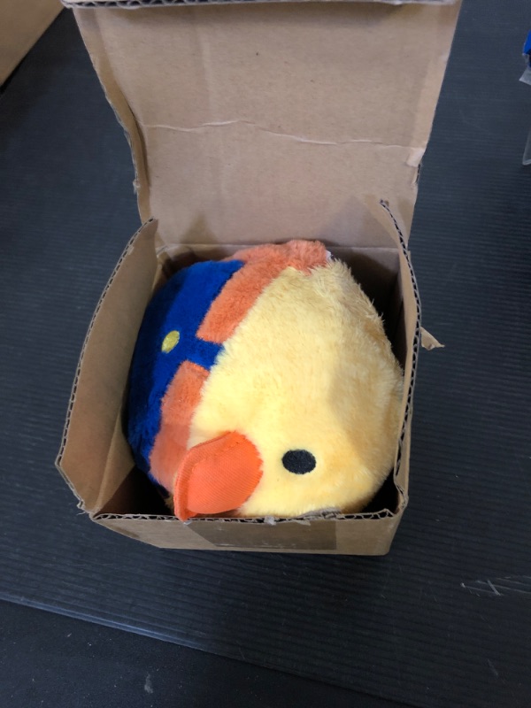 Photo 1 of Rechargeable Interactive Moving Dog Toys, Automatic Crazy Jumping Duck for Boredom, Attractive Squeaky Plush Duck Covers A Talking Bouncing Ball with Recording Playback, Energy-consuming Toys for Dogs