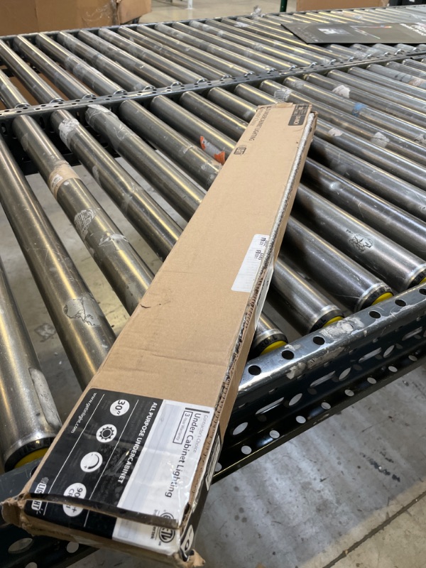 Photo 1 of GETINLIGHT Dimmable Hardwired Only 3 Color Under Cabinet LED Lights, 30-inch, Soft White(3000K), Bright White(4000K), Daylight White(5000K), Matte White Finished, ETL Listed, IN-0201-14-WH-345K