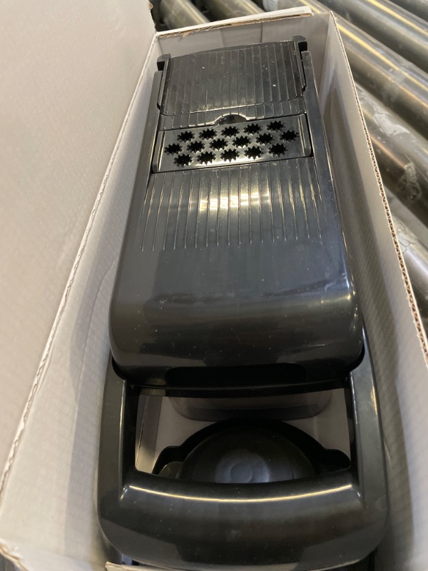 Photo 1 of PrepNaturals 8 in 1 Vegetable Chopper With Container, Mandoline Slicer For Kitchen, Cucumber Slicer, Veggie Chopper Vegetable Cutter, Food Chopper, Salad Chopper, Onion Vegetable Slicer (Black)