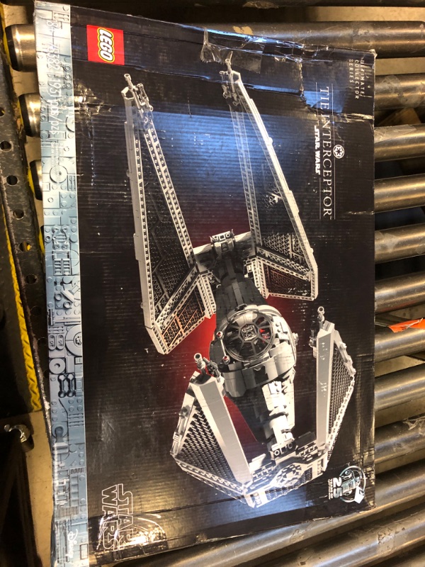 Photo 2 of LEGO Star Wars Ultimate Collector Series TIE Interceptor Model Building Set, Star Wars Collectible with TIE Pilot Minifigure, Creative Build and Display Starfighter Set for Adults and UCS Fans, 75382