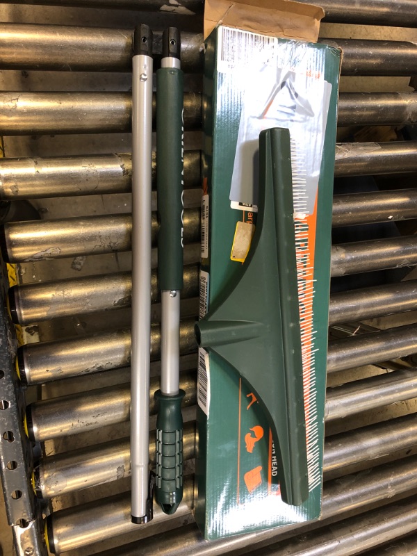 Photo 1 of ORIENTOOLS Foldable Artificial Turf Rake - 51" Turf Rake for Artificial Grass - Steel Handle Artificial Grass Rake - Carpet Rake for Cleaning Leaves from Lawns and Pet Hair from Carpets