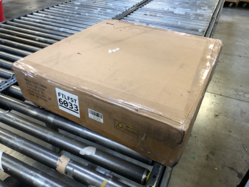 Photo 1 of RASOO Sideboard Cabinet Display Buffet Storage Cabinet with Double Framed Glass Doors Entry Cabinet for Home Kitchen Dining Room, Cupboard Console Table, (White)