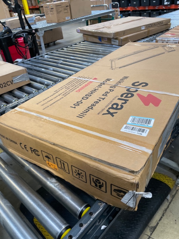 Photo 1 of Sperax Walking Pad with Incline, Portable Under Desk Treadmill, 4 in 1 Walking Pad Treadmill for Home Office, 340lb Weight Capacity