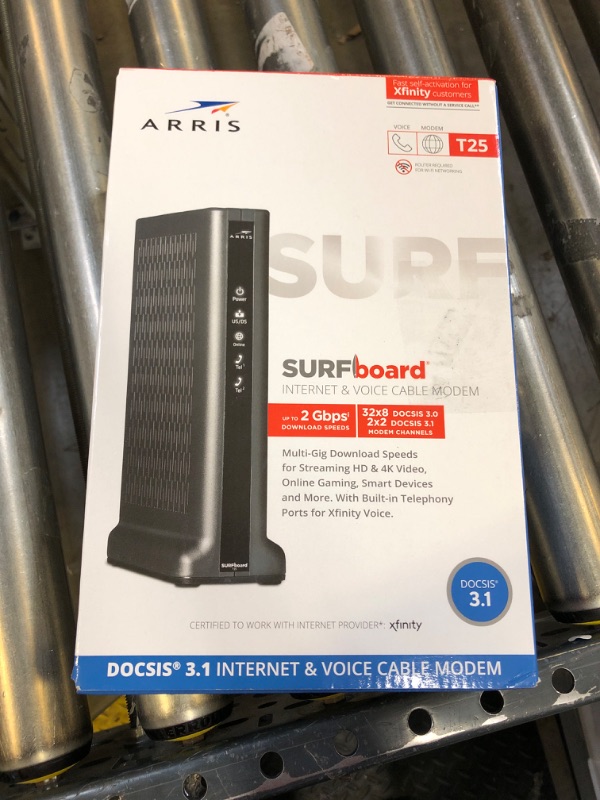 Photo 2 of ARRIS SURFboard T25 DOCSIS 3.1 Gigabit Cable Modem