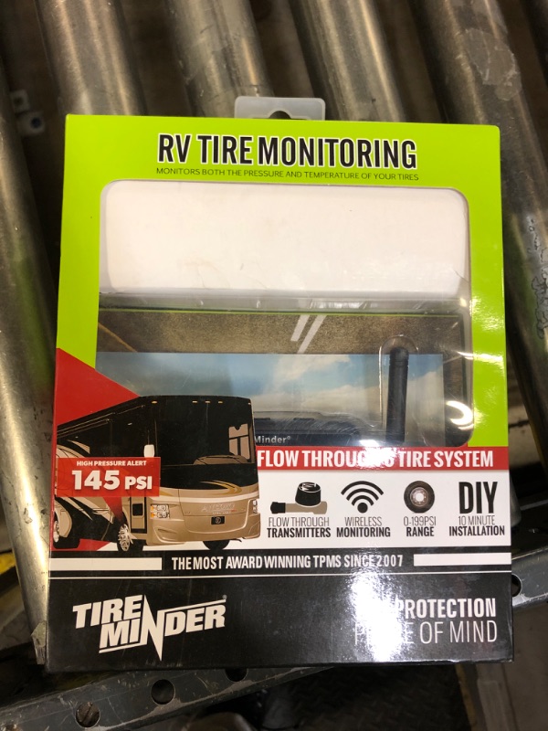 Photo 2 of TireMinder i10 RV TPMS with 6 Flow Through Transmitters, Black