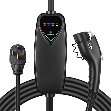 Photo 1 of Lectron Level 2 EV Charger - ETL Certified, 240V, 40 Amp, NEMA 14-50 Plug, 16 ft Extension Cord & J1772 Cable- Portable Electric Car Charger for J1772 EVs and Plug-in Hybrid Vehicles
