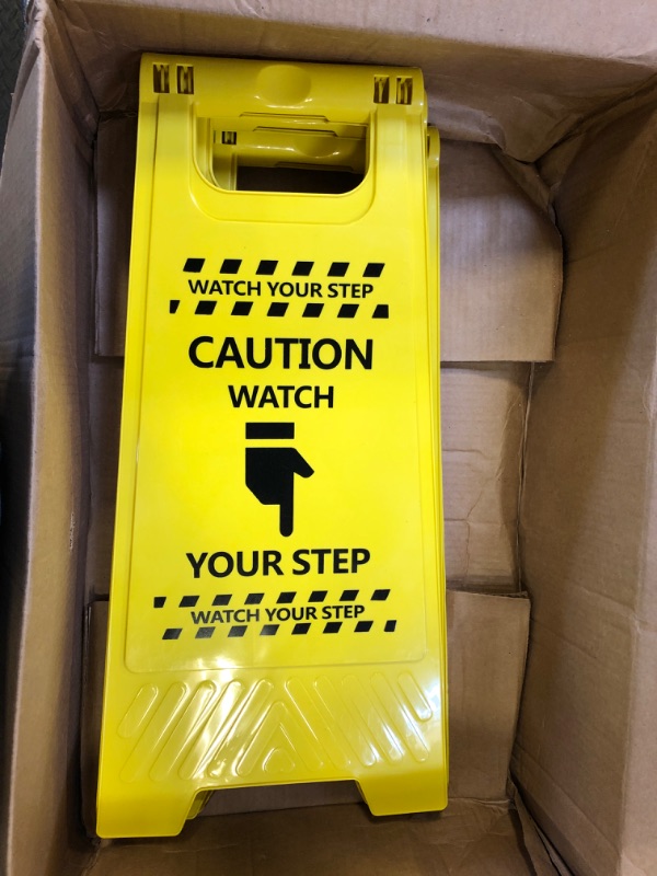 Photo 1 of "WATCH YOUR STEP" Sign 
