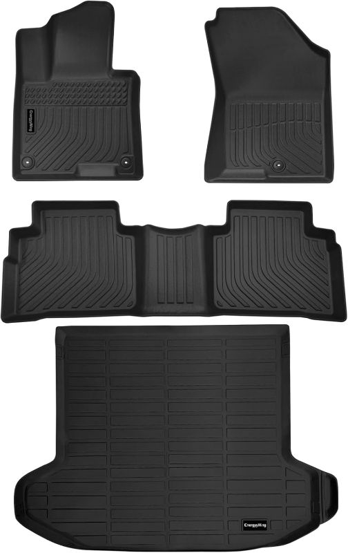 Photo 1 of All-Weather TPE Car Floor Mats & Cargo Mat Set Fit 