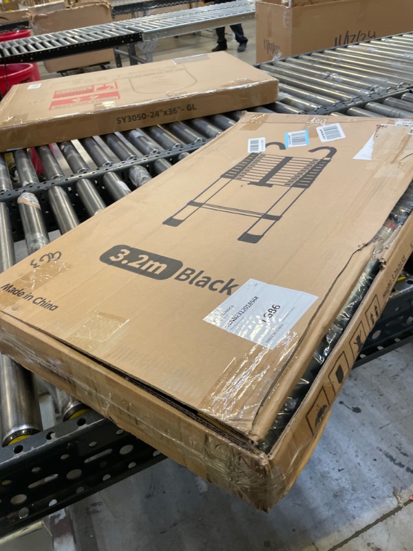 Photo 1 of Telescopic Ladder, 10.5FT RIKADE Aluminum Telescoping Ladder with Non-Slip Feet and Stable Hook, Portable Extension Ladder for Household and Outdoor Working, 330lb Capacity Black