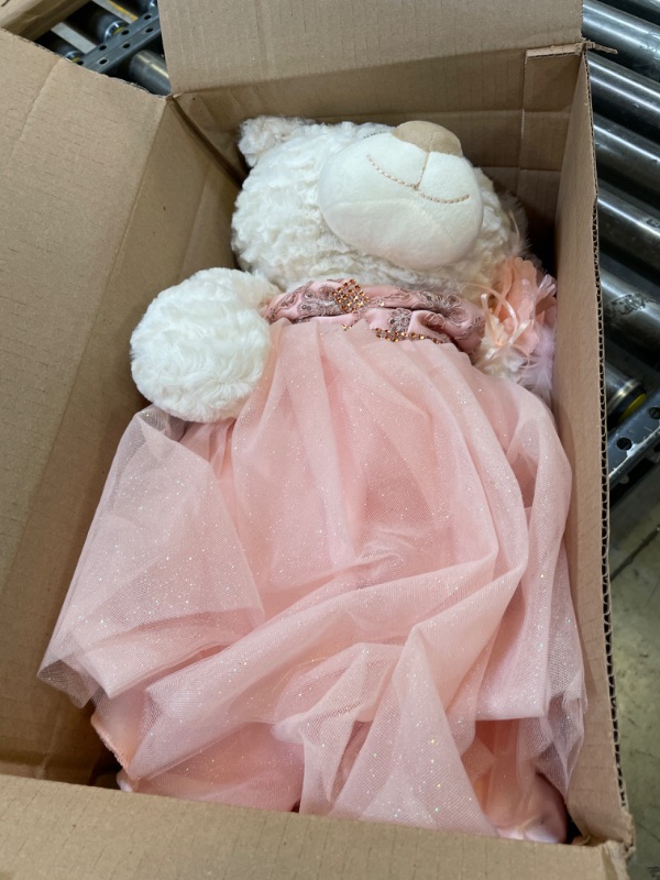 Photo 2 of 20 inches Quince Anos Quinceanera Last Doll Teddy Bear with Dress (Centerpiece) ~ B16631-29, 16 inches