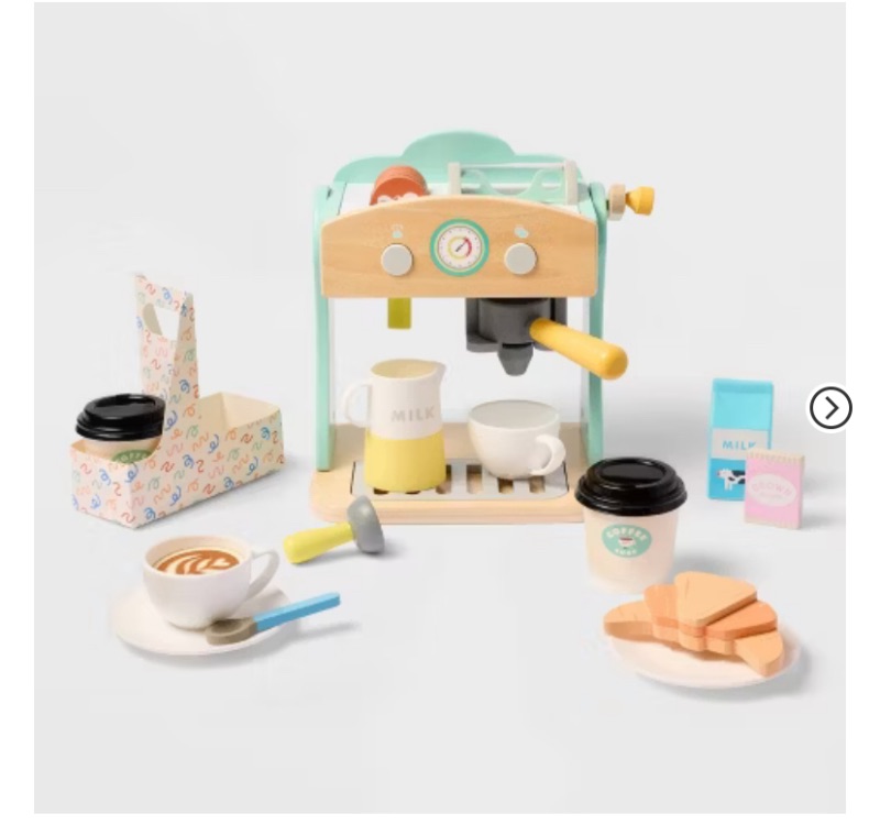 Photo 1 of Coffee Shop Play Set Pretend Kitchen Accessories