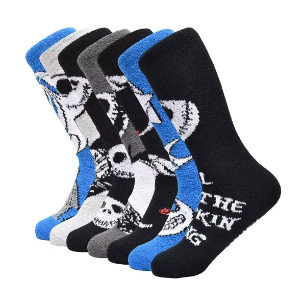 Photo 1 of Men's The Nightmare Before Christmas 7 Days of Cozy Crew Socks - 6-12