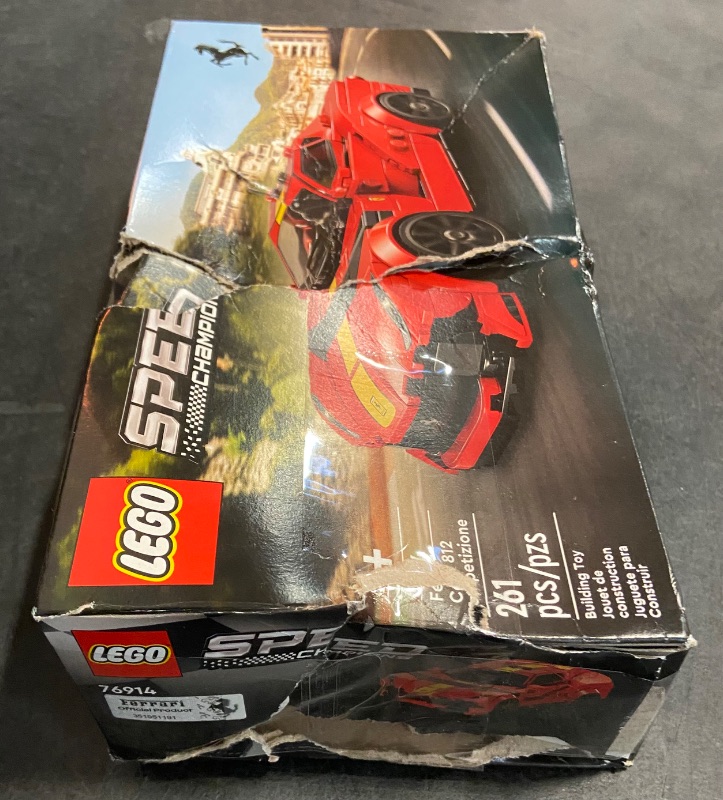 Photo 3 of ** Damaged Box**  LEGO Speed Champions Ferrari 812 Competizione Car Toy 76914