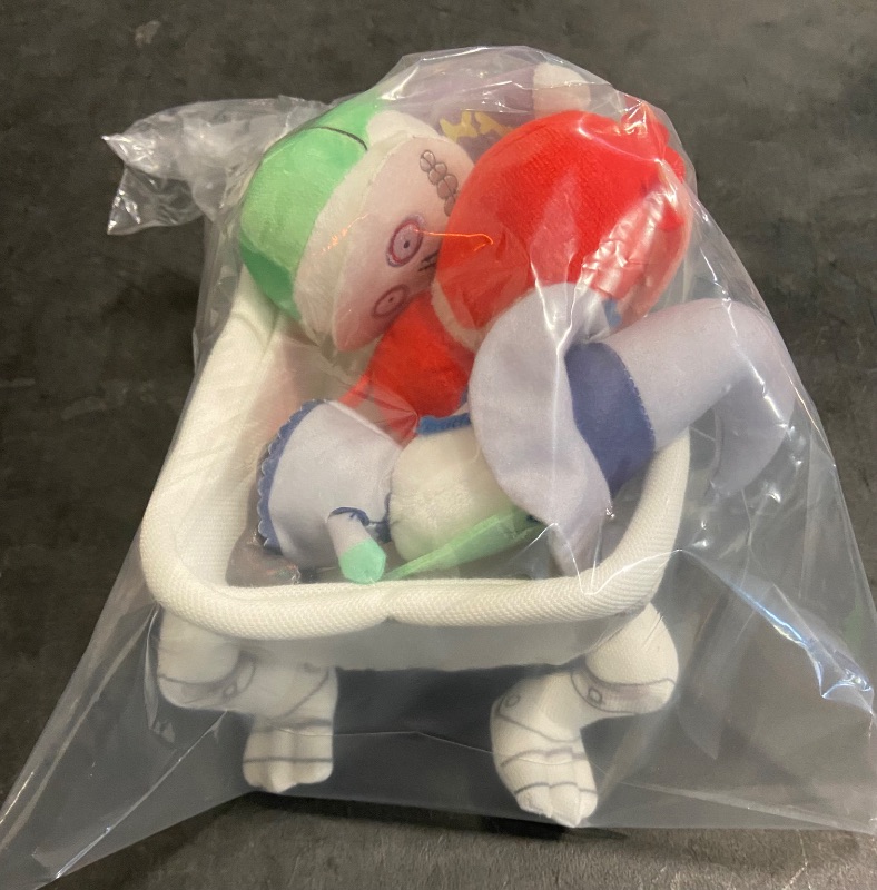 Photo 3 of KidRobot Disney Nightmare Before Christmas Lock Shock and Barrel in Bathtub 9" Plush