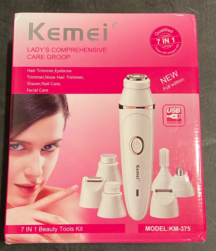 Photo 3 of Hair Removal for Face, 3.0, Face Epilator for Women Facial Hair, 7-in-1 USB Charging Dynamic and Long-Lasting Hair Removal Device is Available Throughout The Body