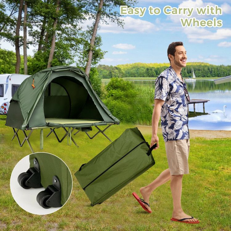 Photo 1 of 2-Person Outdoor Camping Tent with External Cover