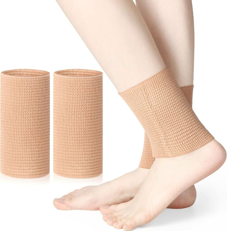 Photo 1 of Ankle Gel Sleeves Padded Socks Skateboard Accessories Ankle Pads Ankle Compression Sleeve Ankle Protector Brace for Skating Riding Ski Ankle Protection Foot Support Socks