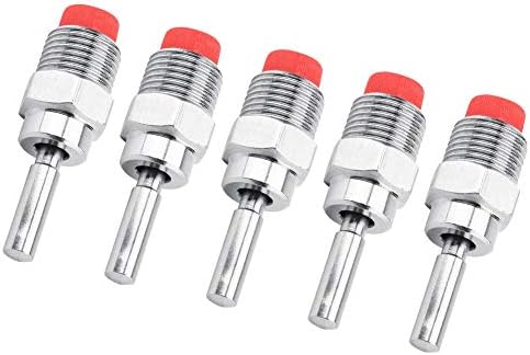 Photo 1 of 5Pcs Stainless Steel Automatic Nipple Drinker Feeder Waterer RedLong Rod for Sows Piglets