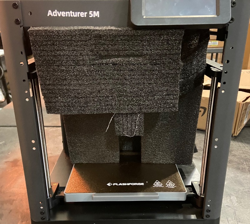 Photo 2 of FLASHFORGE Adventurer 5M 3D Printer with Fully Auto Leveling, Max 600mm/s High Speed Printing, 280°C Direct Extruder with 3S Detachable Nozzle, Core XY All Metal Structure, Print Size 220x220x220mm