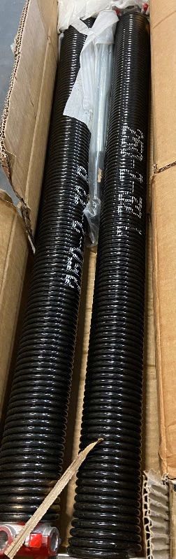 Photo 2 of Garage Door Coated Torsion Springs 2'' (Pair) with Non-Slip Winding Bars (0.250X2''X32'')