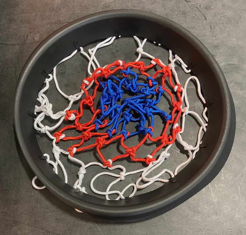 Photo 1 of Portable Basketball Net – Easy Install Throw-and-Attach System for Rimless Hoops, Durable & Lightweight Design for Indoor/Outdoor Play