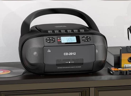 Photo 1 of CD and Cassette Player Combo, Tape Recording, USB Drive, AUX, AC/DC Powered Radio CD Player