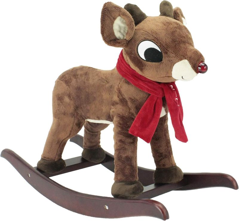 Photo 1 of Rudolph the Red-Nosed Reindeer Musical & Light - Up Nose Character Rocker - Rudolph