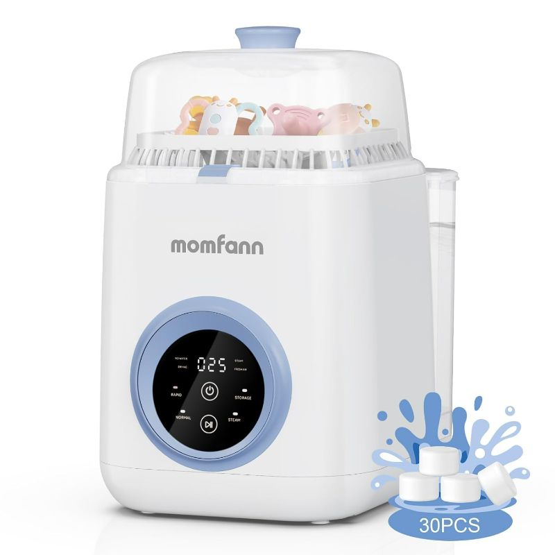 Photo 1 of 4 in 1 Baby Bottle Washer with 2 Wash Time, Baby Bottle Sterilizer and Dryer, Save time & Effort, Easy to Use, Blue