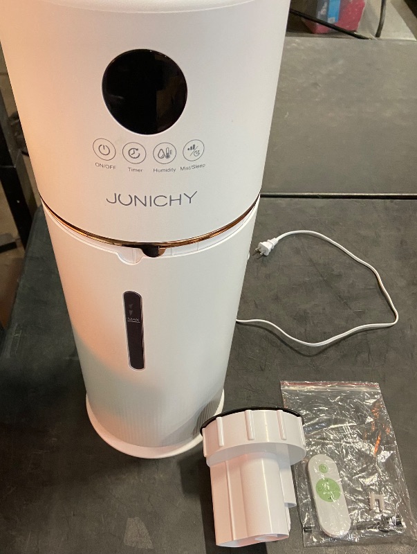 Photo 1 of Humidifiers 2.6Gal/10L Humidifiers Large Room 1000 sq.ft Large Humidifiers for Home Top Fill Humidifier for Bedroom Quiet Night Light 24H Timer Essential Oil Diffuer Humidifier for Nursery Baby White