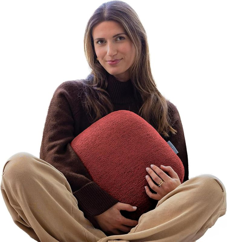 Photo 1 of Quiet Mind The Original Weighted Pillow for Adults - (Large, Chili Oil, 12 lbs) - Weighted Body Pillow - Versatile Cooling Body Pillow w/Stress Relief - Compact Hug Pillow for Adults