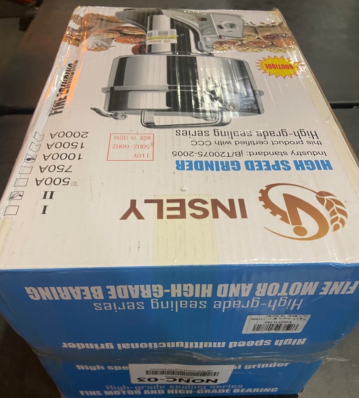 Photo 4 of Grain Mill Grinder 1000g High Speed Food Grain Mill Stainless Steel Seeds Flour Nut Pill Wheat Corn Herbs Spices & Seasonings Dry Grinder Electric Machine Grinder for Kitchen