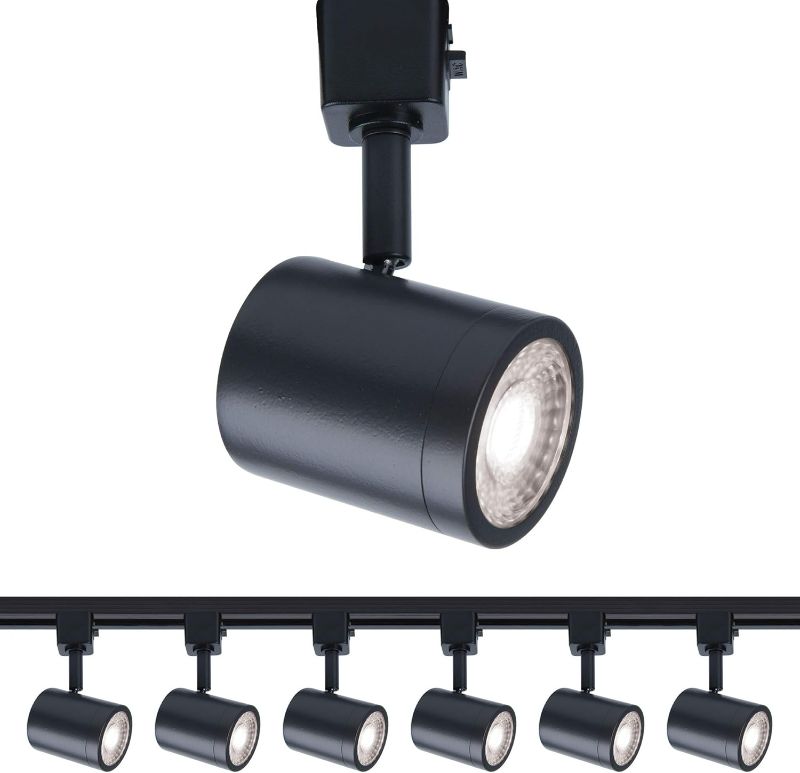 Photo 1 of WAC Lighting, Charge LED 10W Line Voltage Track Head 3000K in Black for H Track (Pack of 6)