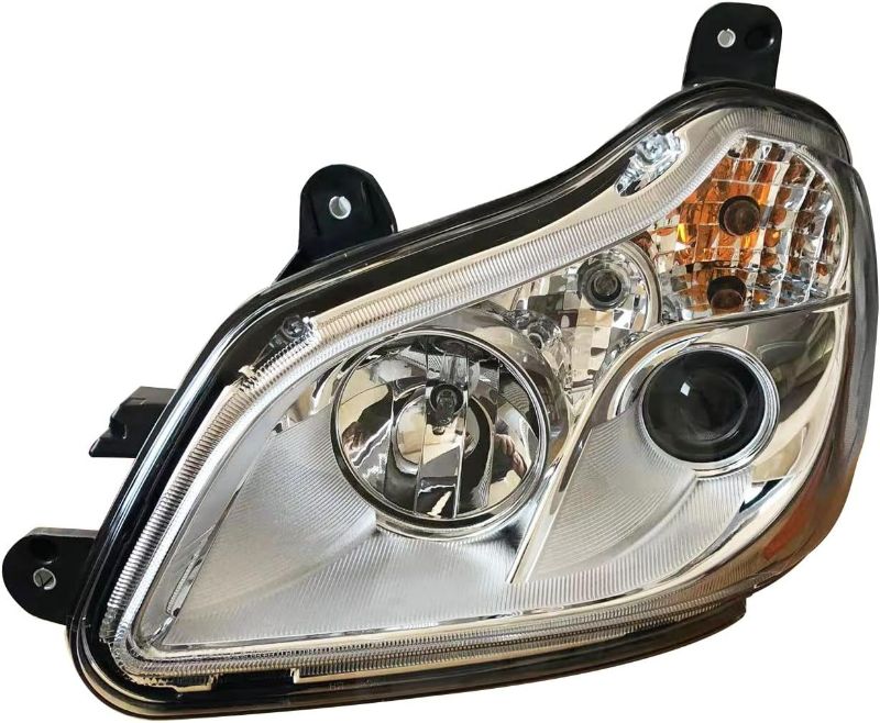 Photo 1 of LONGLING Replacement Headlight Chrome Trim With Projector Low Near Beam Driver Left Side Headlamp Assemble Complete for Kenworth T680 2013-2020