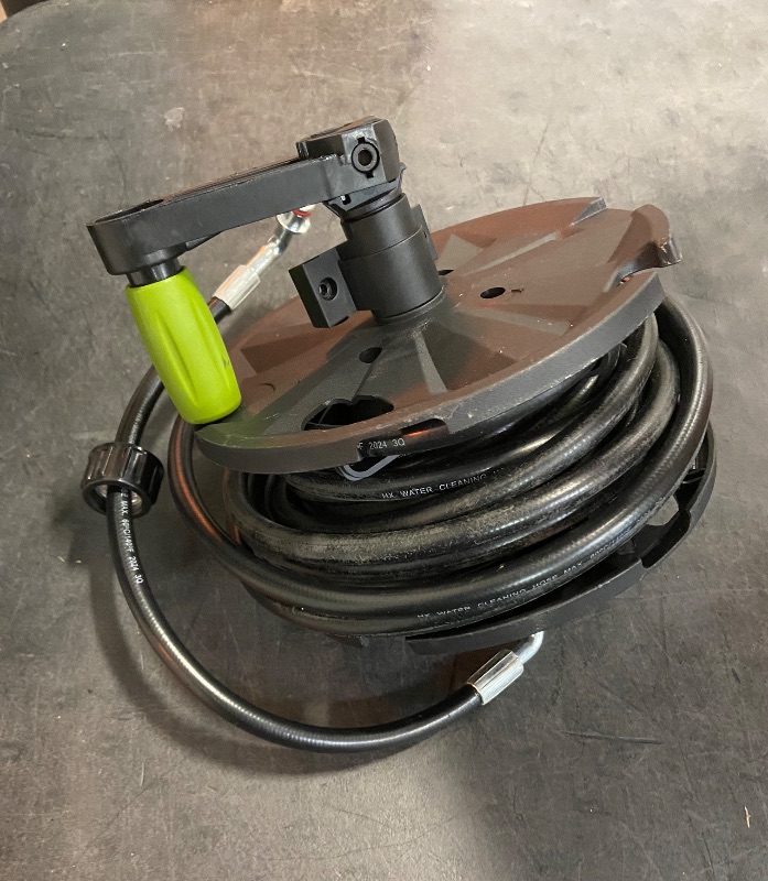 Photo 1 of Electric Pressure Washer - 4000PSI 2.8GPM with Nozzle Set, Power Washer with Hose Reel, Foam Cannon Included, Car Wash Machine with Wash Mitt, High Pressure Washer for Deck, Driveway, Patio