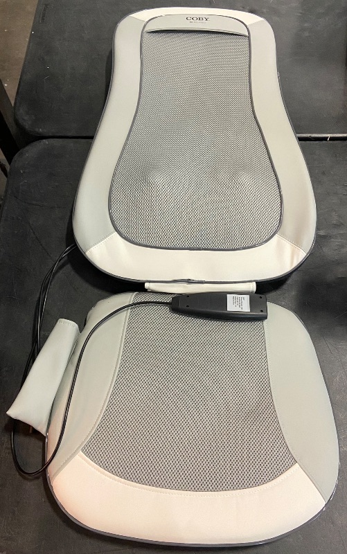 Photo 2 of Coby Shiatsu Back Shoulder and Neck Massager- Deep Tissue Kneading Therapeutic Chair Pad with Heat