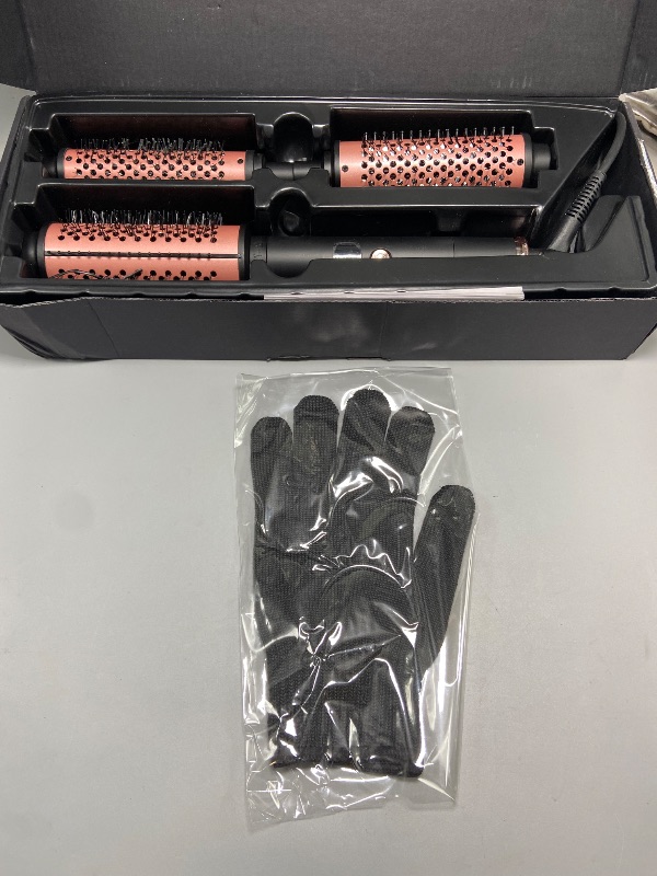 Photo 1 of **Missing Hair Scratcher** Thermal Brush with 3 Interchangeable Heads Heated Round Brush for Curling Volumizer and Styling