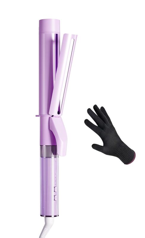 Photo 1 of 1.25 Inch Curling Wand, 1-1/4 Inch Ceramic Flat Iron Hair Straightener and Curler 2 in 1,Professional Curling Wand 4 Adjustable Temps & Automatic Shutdown for All Hair Types