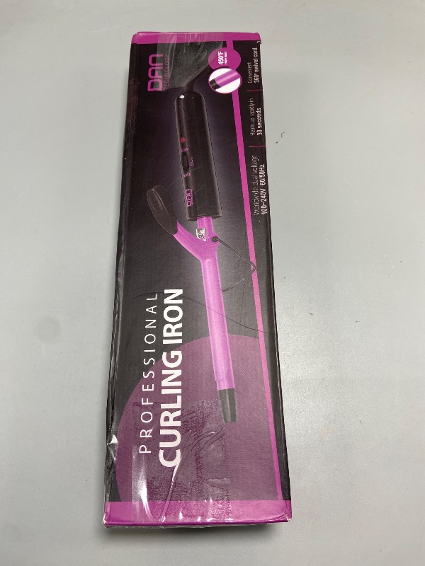 Photo 1 of DAN Technology Small Barrel Curling Iron Wand Ceramic Barrel Curling Iron with Adjustable Temperature High Heat Hair Curling Irons Tiny Curler for Tight Curls Short & Long Hair (1/2 Inch,13MM)