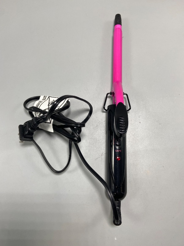 Photo 1 of DAN Technology Small Barrel Curling Iron Wand Ceramic Barrel Curling Iron with Adjustable Temperature High Heat Hair Curling Irons Tiny Curler for Tight Curls Short & Long Hair (1/2 Inch,13MM)