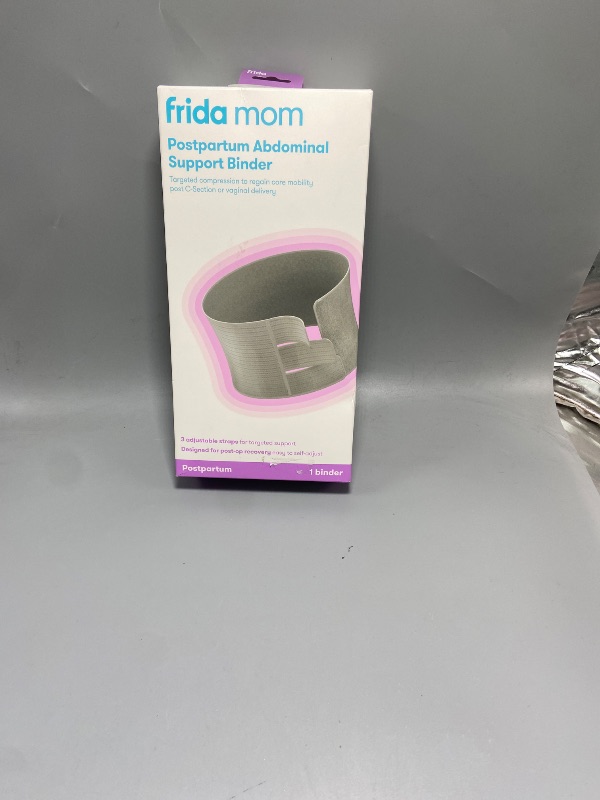 Photo 3 of Frida Mom Belly Binder Postpartum Recovery, for Natural Delivery & C-Section Recovery, 9" High Adjustable Compression Wrap