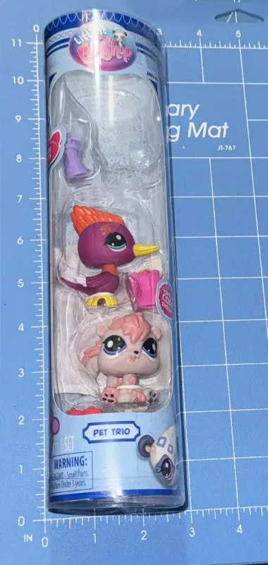 Photo 1 of Littlest Pet Shop LPS G7 Series 2 Pet Trio #98-101 Woodpecker Squirrel Set 4 pck