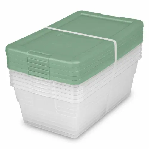 Photo 1 of Baker’s - Sterilite Storage Box Set - Crisp Green, 5 pc