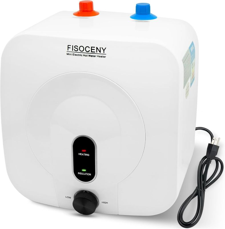 Photo 1 of Under Sink Instant Hot Water Heater 2.5 Gallon Mini Tank Water Heater 110V 120V Small Hot Water Heater,1500W Rv Compact Mini Water Heater Kitchen Mini Water Heater 1/2" NPT White